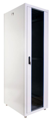 Шкаф коммутационный ЦМО (ШТК-Э-42.6.8-44АА) напольный 42U 600x800мм пер.дв.перфор. задн.дв.перфор. 2 бок.пан. направл.под закл.гайки 710кг серый 715мм 87кг 180град. 1987мм IP20 сталь