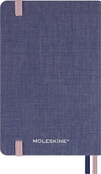 Блокнот Moleskine LIMITED EDITION SAKURA LESU08MM710BOX Pocket 90x140мм обложка текстиль 160стр. линейка подар.кор. синий 2025