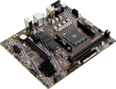 Материнская плата MSI A520M PRO Soc-AM4 AMD A520 2xDDR4 mATX AC`97 8ch(7.1) GbLAN RAID+VGA+HDMI+DP