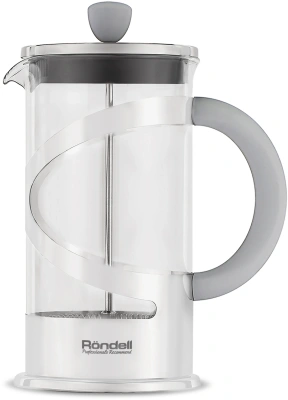 Френч-пресс Rondell Crystal Grey RDS-840 1л серый