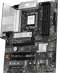 Материнская плата MSI PRO Z890-S WIFI6E Soc-1851 Intel Z890 4xDDR5 ATX AC`97 8ch(7.1) 2.5Gg RAID+HDMI+DP