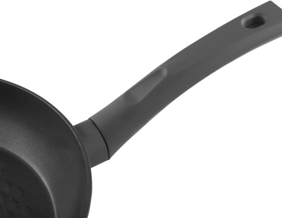Сковорода Polaris Kontur 26F круглая 26см покрытие: Pfluon ручка несъемная (без крышки) черный (015091)