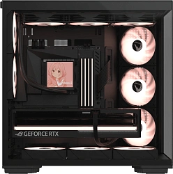 Корпус Formula Crystal Z7 PA черный без БП ATX 5x120mm 1xUSB3.0 1xUSB3.1 audio bott PSU