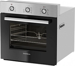 Духовой шкаф Электрический Darina 0U5 BDE 112 705 X нержавеющая сталь/стекло черное