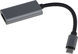 Переходник Buro ver1.4 USB Type-C (m) HDMI (f) 0.1м (BU-TYPEC-HDMI(F)) серый (пакет)