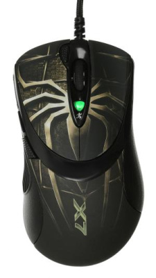Мышь A4Tech Oscar Editor XL-747H коричневый/рисунок лазерная 3600dpi USB2.0 6but (XL-747H (BROWN SPIDER))