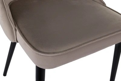 Стул для дома Бюрократ CH-K4 т.бежевый Holland 61 металл черный на ножках (CH-K4_1/HL61)