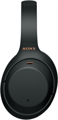 Гарнитура накладные Sony WH-1000XM4 1.2м черный беспроводные bluetooth оголовье (WH-1000XM4/B)