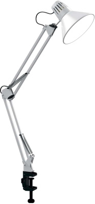 Светильник Gauss GTL001 (GT0011) настольный на струбцине E27 белый 60Вт