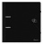 Папка-регистратор Silwerhof 355050 A4 70мм полифом черный