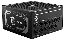 Блок питания MSI ATX 1250W MAG A1250GL Gen.5 80+ gold (20+4pin) APFC 135mm fan 12xSATA Cab Manag RTL