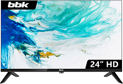 Телевизор LED BBK 24" 24LEM-1033/TS2C (B) Frameless черный HD 60Hz DVB-T2 DVB-C DVB-S2 USB (RUS)