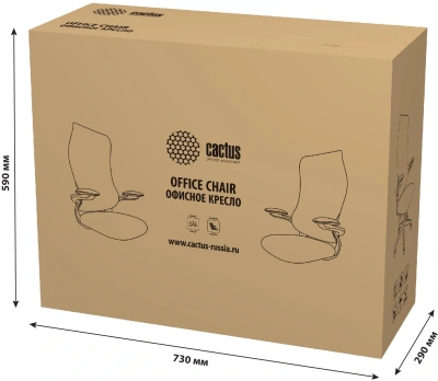 Кресло Cactus CS-MC505-GN салатовый сиденье салатовый сетка/ткань крестов. пластик пластик черный