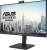 Монитор Asus 23.8" Business BE249QFK черный IPS LED 5ms 16:9 HDMI M/M матовая HAS Piv 250cd 178гр/178гр 1920x1080 100Hz VGA DP FHD USB 5.24кг