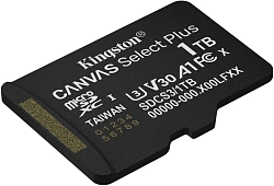 Флеш карта microSDXC 1TB Kingston SDCS3/1TBSP Canvas Select Plus V30 A1 w/o adapter