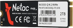 Накопитель SSD Netac PCIe 3.0 x4 2TB NT01NV3000Q-2T0-E4X M.2 2280