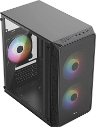 Корпус Formula Air Mesh G4 PLUS черный без БП mATX 1xUSB2.0 1xUSB3.1 audio