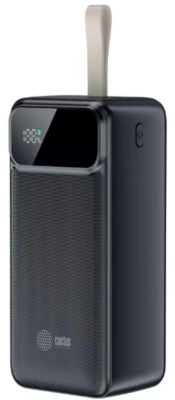 Мобильный аккумулятор Cactus CS-PBFSND-40000 40000mAh 65W 3A черный
