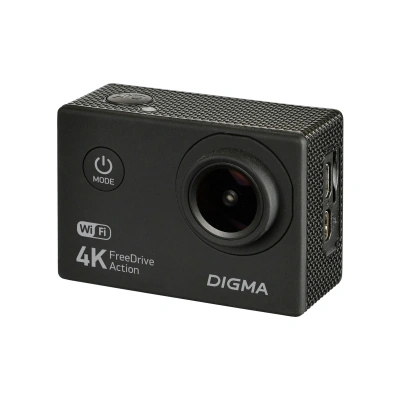 Видеорегистратор Digma FreeDrive Action 4K WiFi черный 8Mpix 2160x3840 2160p 150гр. Allwinner V3