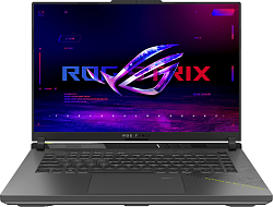 Ноутбук Asus ROG Strix G16 G614PP-TS206 Ryzen 9 8940HX 32Gb SSD512Gb NVIDIA GeForce RTX 5070 8Gb 16" IPS WQXGA (2560x1600) без ОС grey WiFi BT Cam (90NR0L68-M009F0)