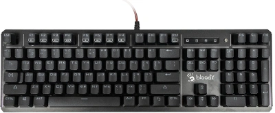 Клавиатура A4Tech Bloody B975 механическая черный USB Multimedia for gamer LED (подставка для запястий) (B975)