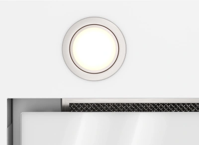 Вытяжка встраиваемая Elikor Cube 60П-1000 белый управление: кнопочное (1 мотор)