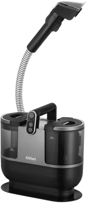 Пылесос паровой Kitfort КТ-5323 1700Вт черный/серый