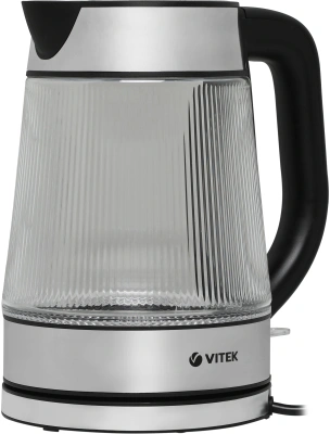 Чайник электрический Vitek VT-7017 1.8л. 2200Вт прозрачный корпус: стекло