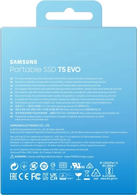 Накопитель SSD Samsung USB-C 2TB MU-PH2T0S/WW T5 Evo 2.5" черный