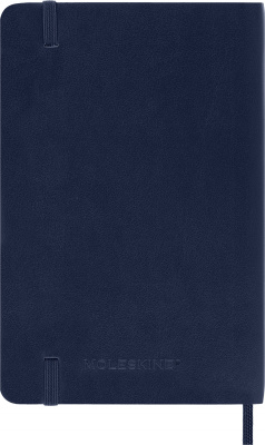 Блокнот Moleskine CLASSIC SOFT QP611B20 Pocket 90x140мм 192стр. линейка мягкая обложка синий сапфир