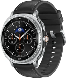 Смарт-часы Samsung Galaxy Watch 8 Classic 1.34" Super AMOLED корп.серебристый рем.черный (SM-L500NZKAMEA)