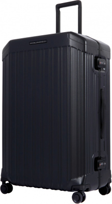 Чемодан Piquadro PQ-LM (BV4428PQLM/NO) 51x75x28см 82л. 5.46кг. поликарбонат/натур.кожа черный матов.