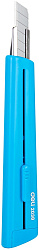 Нож канцелярский Deli E2038BLUE 80мм шир.лез.9мм синий блистер