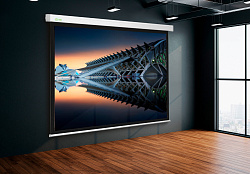 Экран Cactus 180x180см Motoscreen CS-PSM-180x180 1:1 настенно-потолочный рулонный (моторизованный привод)