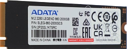 Накопитель SSD A-Data PCIe 4.0 x4 2TB SLEG-860-2000GCS Legend 860 M.2 2280