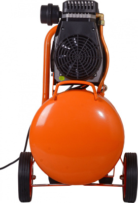 Компрессор поршневой Вихрь КП-195/50 безмасляный 195л/мин 50л 1100Вт оранжевый/черный