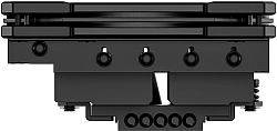 Устройство охлаждения(кулер) ID-Cooling IS-55 Soc-AM5/AM4/1200/1700/1851 черный 4-pin 31.2-31.2dB Al+Cu 125W 450gr Ret (IS-55 BLACK)