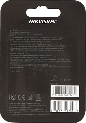 Флеш карта microSDHC 16GB Hikvision HS-TF-C1(STD)/16G/ZAZ01X00/OD w/o adapter