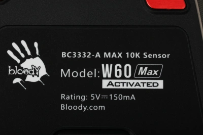 Мышь A4Tech Bloody W60 Max красный оптическая 10000dpi USB 10but