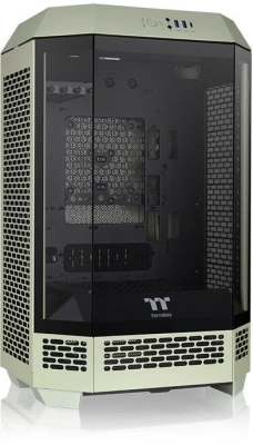 Корпус Thermaltake The Tower 300 Matcha зеленый без БП mATX 8x120mm 6x140mm 2xUSB3.0 audio bott PSU