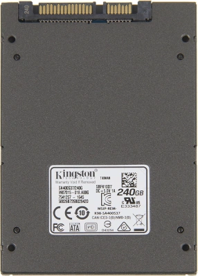 Накопитель SSD Kingston SATA-III 240GB SA400S37/240G A400 2.5"