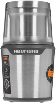 Кофемолка Редмонд RCG-M1607 280Вт сист.помол.:ротац.нож вместим.:90гр серебристый