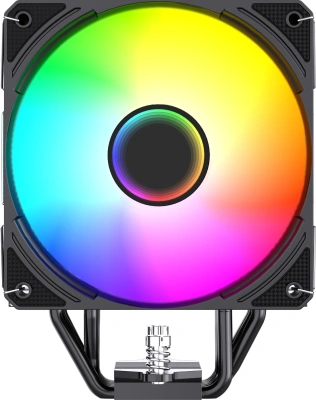 Устройство охлаждения(кулер) Bloody BD-AC220-ARGB1 ARGB Soc-AM5/AM4/1200/1700/1851 черный 4-pin 14-26dB Al+Cu LCD 220W 596gr Ret (BD-AC220-ARGB1-BK)