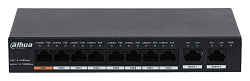 Коммутатор Dahua DH-PFS3010-8GT-96 10x1Гбит/с 7PoE+ 1PoE++ 96W неуправляемый