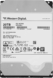 Жесткий диск WD SATA-III 20TB 0B48696 WUH722020CLE604 Ultrastar DC HC555 512E (7200rpm) 512Mb 3.5"