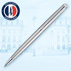 Ручка шариков. Waterman Hemisphere (S0920470) Steel CT M син. черн. подар.кор.