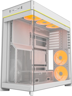 Корпус Montech HS02 PRO белый без БП ATX 4x140mm 2xUSB3.0 audio bott PSU