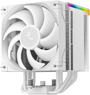 Устройство охлаждения(кулер) Deepcool AK500 Digital Pro ARGB Soc-AM5/AM4/1200/1700/1851 белый 4-pin 25dB Al+Cu LCD 240W 1346gr Ret (R-AK500-WHAPMN-G)