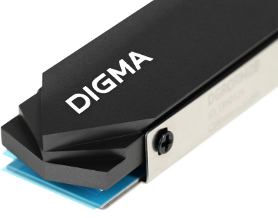 Радиатор для SSD Digma DGRDRM2B черный металл Ret