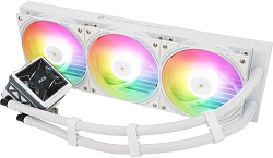 Система водяного охлаждения Thermalright Frozen Warframe Ultra 360 ARGB Soc-AM5/AM4/1151/1200/2066/2011/1700 белый 4-pin 29.8dB Al LCD Ret (F-WFRAME-ULT-360-WH-ARGB)
